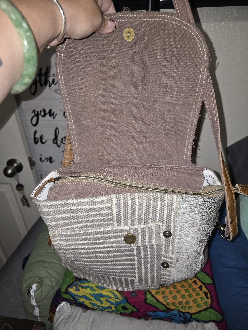 Myra Bag Bundle - (2) Boho Tapestry Shoulder Bags - Picture 11 of 14